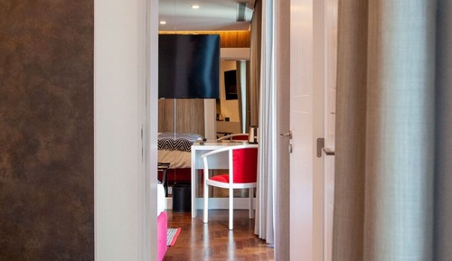 Junior-Suite, Terrasse, Gartenblick