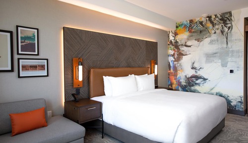 Studiosuite, 1 King-Bett und Schlafsofa (Hearing Accessible)