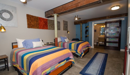 Superior-Suite, 2 Doppelbetten, Kühlschrank und Mikrowelle, Erdgeschoss (Thoftne)