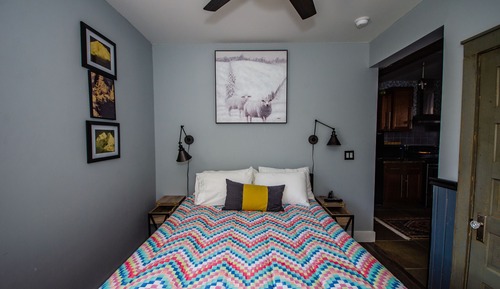 Signature-Suite, 1 Queen-Bett und Schlafsofa, Küche, Erdgeschoss (Freeman)