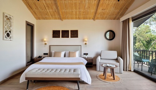Premium-Doppelzimmer, Blick auf den Innenhof