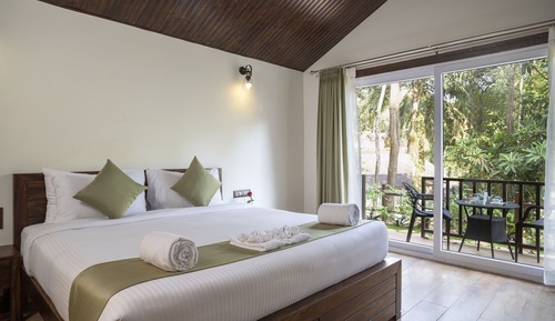 Deluxe-Doppelzimmer, Terrasse, Talblick