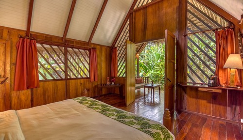 Comfort-Bungalow, 1 King-Bett, Gartenblick