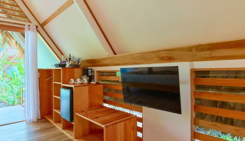 Elite-Bungalow, Mehrere Betten, Gartenblick