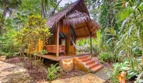 Classic-Bungalow, Mehrere Betten, Gartenblick (1 Queen Bed, 3 Twin Beds)