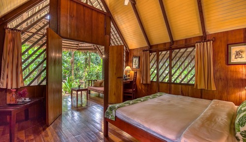 Bungalow, 1 Queen-Bett, Gartenblick
