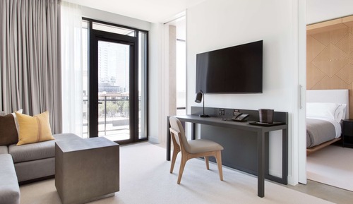 Suite, 1 King-Bett, Balkon