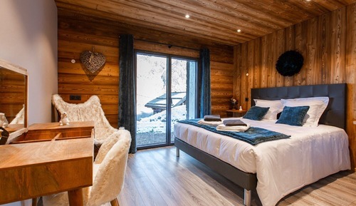 Comfort-Doppelzimmer, Terrasse, Bergblick
