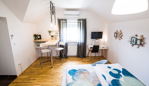 Business-Doppelzimmer, Gartenblick