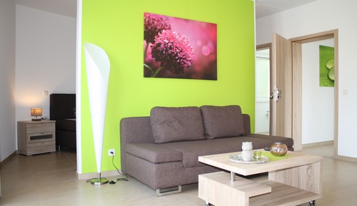 Junior-Apartment, 1 King-Bett und Schlafsofa, Nichtraucher, mit Bad