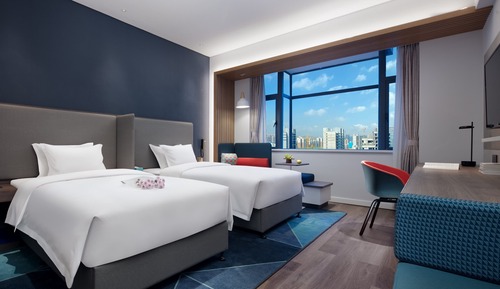 Standardzimmer, 2 Einzelbetten, Bergblick