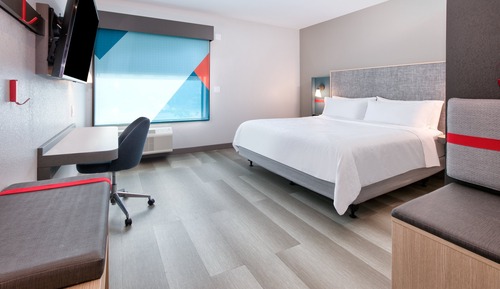 Standardzimmer, 1 King-Bett, barrierefrei (Communications, Roll-In Shower)