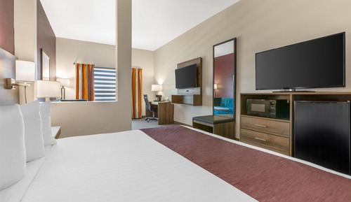 Suite, 1 King-Bett, Nichtraucher, Kühlschrank und Mikrowelle (with Sofabed)