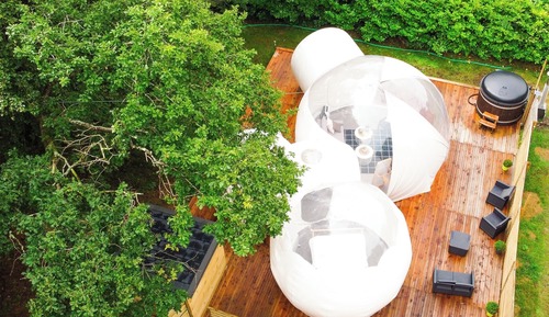 Deluxe-Suite, 1 Schlafzimmer, Whirlpool, Gartenblick
