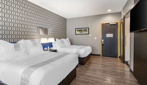 Standardzimmer, 2 Queen-Betten, Nichtraucher, Kühlschrank und Mikrowelle