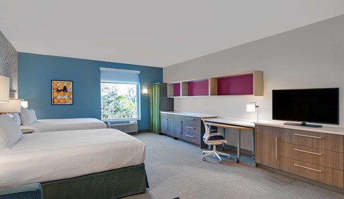 Studio, 2 Queen-Betten, barrierefrei (Mobility & Hearing, Roll-in Shower)