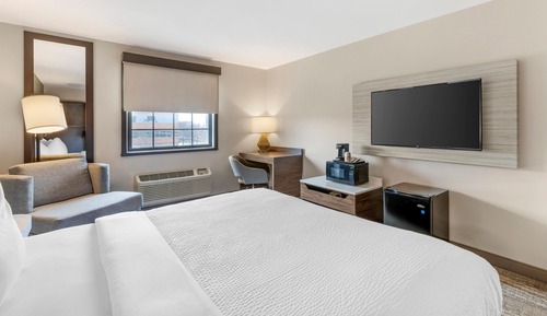 Standardzimmer, 1 King-Bett, barrierefrei, Nichtraucher (Roll-In Shower)