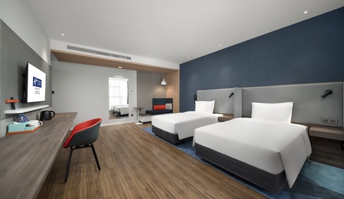 Standardzimmer, 2 Einzelbetten, Stadtblick (Extra Space)