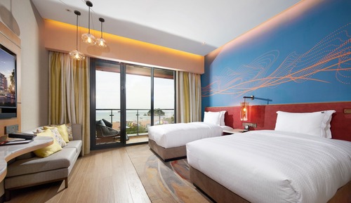 Deluxe-Zimmer, 2 Einzelbetten, Strandblick (Deluxe Twin Ocean View Room)