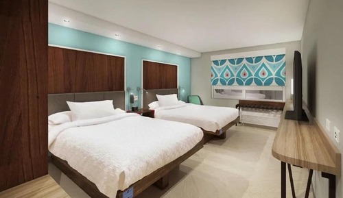 Zimmer, 2 Queen-Betten