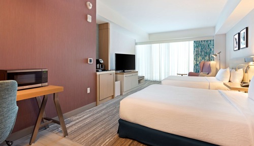 Zimmer, 2 Queen-Betten, barrierefrei (Roll-In Shower)