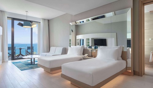Premium-Zimmer, 2 Einzelbetten, Balkon