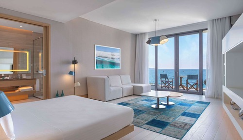 Junior-Suite, 1 King-Bett, Poolzugang