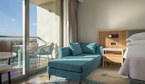 Deluxe-Zimmer, 2 Einzelbetten, Balkon, Blick auf die Anlage