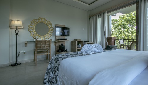 Deluxe-Zimmer, 1 Schlafzimmer, Balkon, Gartenblick