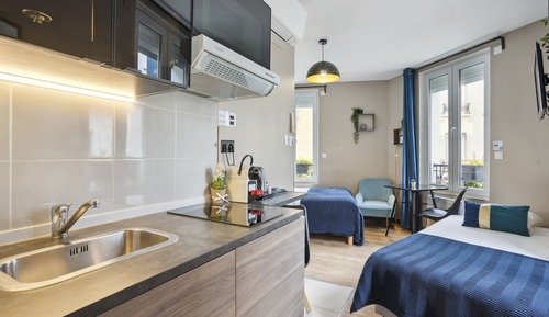 Studio, Mehrere Betten (3 pax, 106 Rue de Paris)