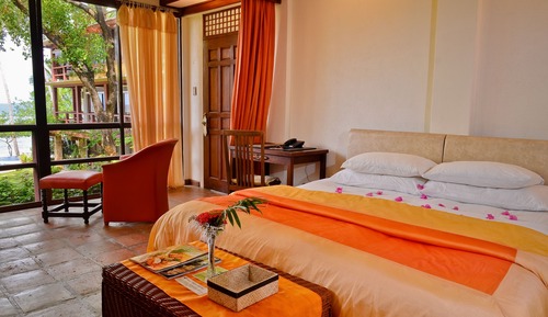 Premier-Zimmer, 1 King-Bett, Gartenblick, Meerseite