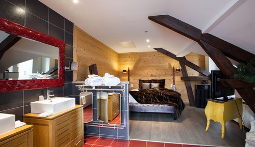 Junior-Suite, 1 King-Bett, Bergblick
