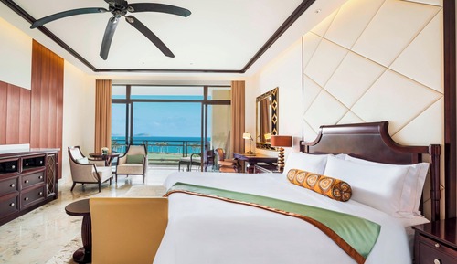 Premium-Zimmer, 1 King-Bett, Meerblick, Meerseite