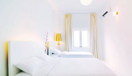 Familienzimmer, 2 Queen-Betten, Gemeinschaftsbad