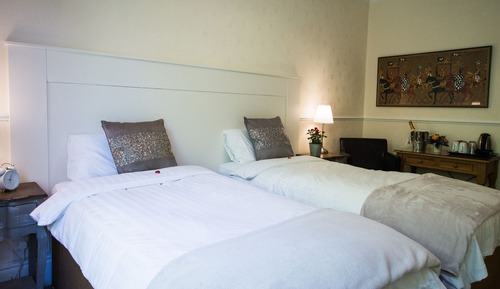 Deluxe-Doppel- oder -Zweibettzimmer, Nichtraucher, Gartenblick