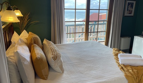 Suite, 1 King-Bett, Balkon, Strandblick (Spa)