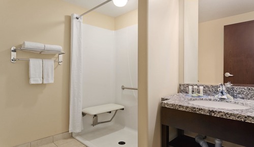 Zimmer, 1 King-Bett, barrierefrei, Nichtraucher (Mobility, Roll-In Shower)