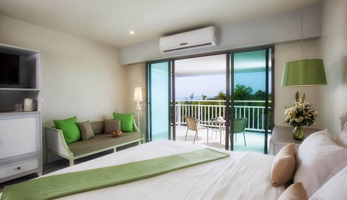Deluxe-Zimmer, Balkon, eingeschränkter Meerblick