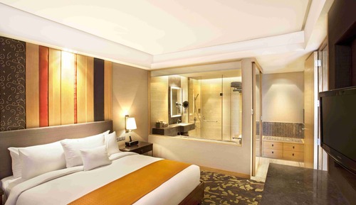 Standardzimmer, 1 King-Bett, Raucher, Poolblick