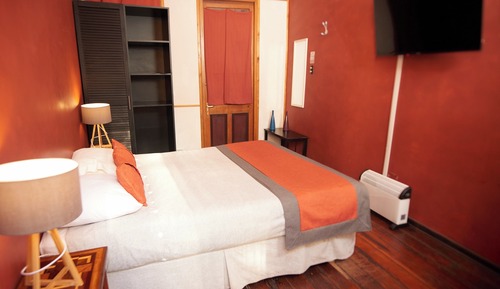 Basic Double Room, 1 Queen Bed, Private Bathroom outside the room