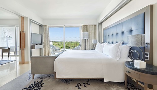 Deluxe-Suite, 1 King-Bett, Poolblick