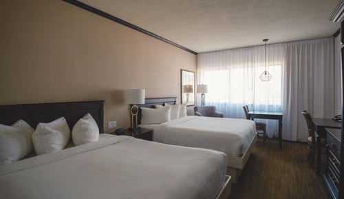 Economy-Zimmer, 2 Queen-Betten