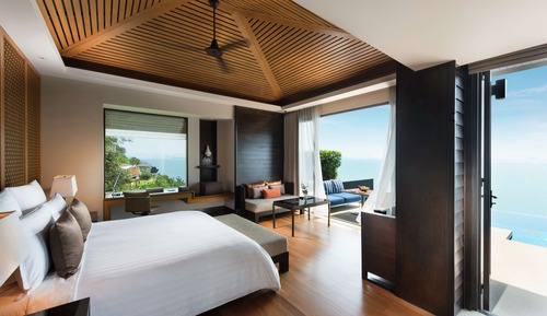 Villa, 1 Schlafzimmer, Meerblick (King, Pool)