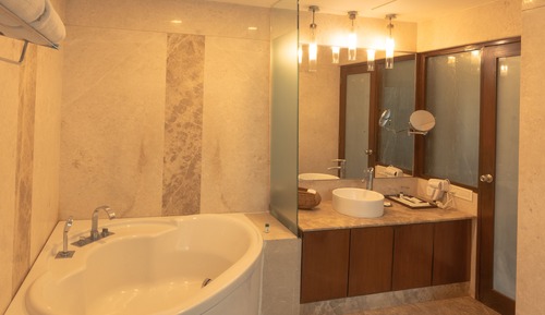 Exclusive-Ferienhaus, 1 Doppelbett, Seeblick