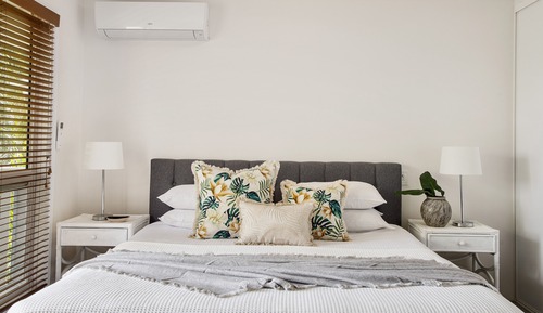 Premium-Villa, 1 Schlafzimmer, Balkon, Poolblick
