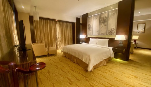 Premier-Suite, 1 King-Bett, Stadtblick