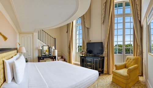 Maisonette, 1 King-Bett, Stadtblick (Suite)