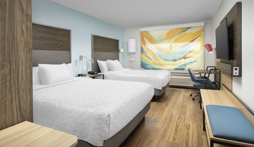 Zimmer, 2 Queen-Betten, barrierefrei (Hearing)