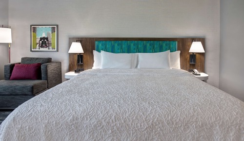 Zimmer, 1 King-Bett, Mikrowelle