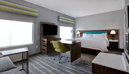 Studio, 1 King-Bett, Nichtraucher, Kühlschrank und Mikrowelle (Wet bar)